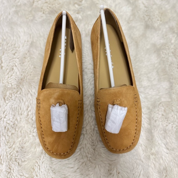 Marc Fisher Suede Tassel Loafers in Tan - Picture 3 of 7